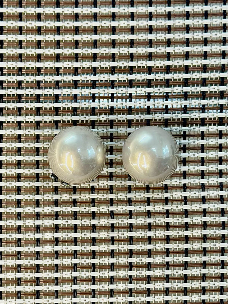 Attractive Grey & White Marble Earring For Women