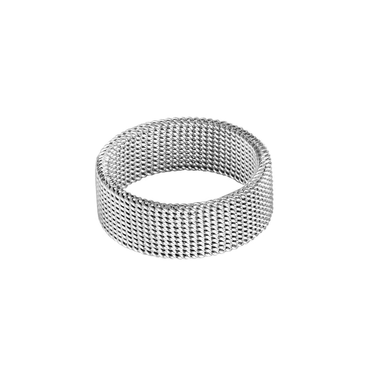 Contemporary Titanium & Gold Plated Ring For Men & Boy I (Size : 16 To 21)