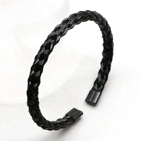 Adjustable Stainless Steel Wrist Bracelet For Men & Boy (Free Size)