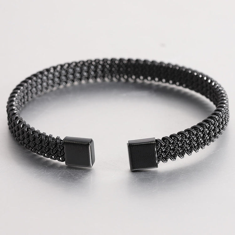 Adjustable Stainless Steel Bracelet For Men & Boy (Free Size)