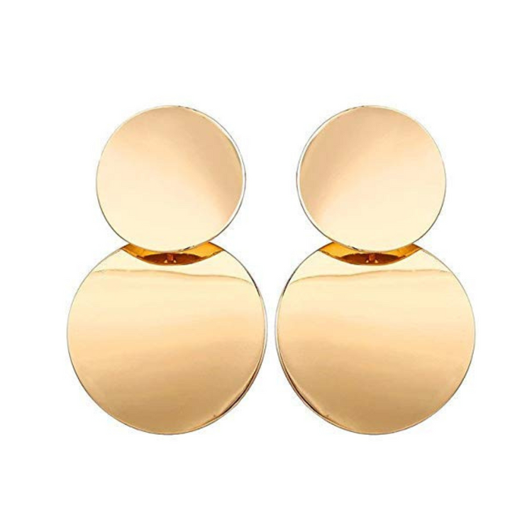 Office Wear Gold Plated Drop Earring For Women (Lightweight)