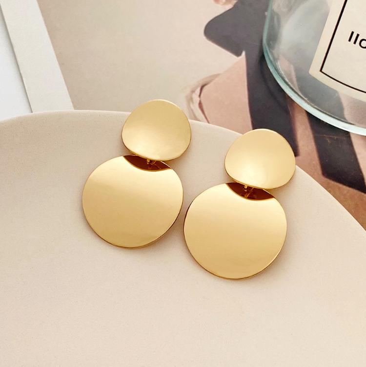 Office Wear Gold Plated Drop Earring For Women (Lightweight)