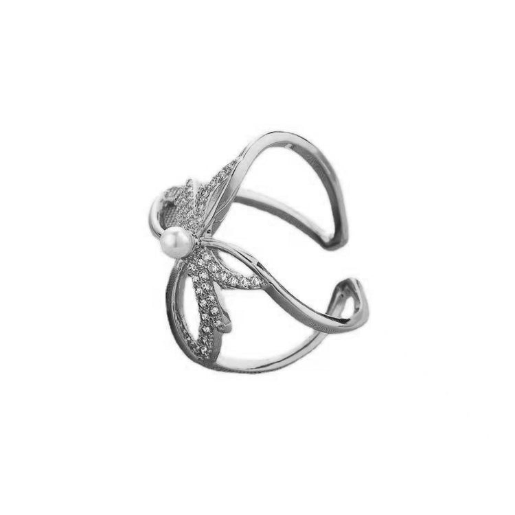 Adjustable Butterfly Finger Ring For Women (Free Size)