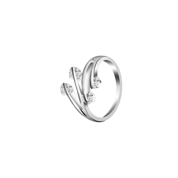 Adjustable Heart Finger Ring For Women (Free Size)