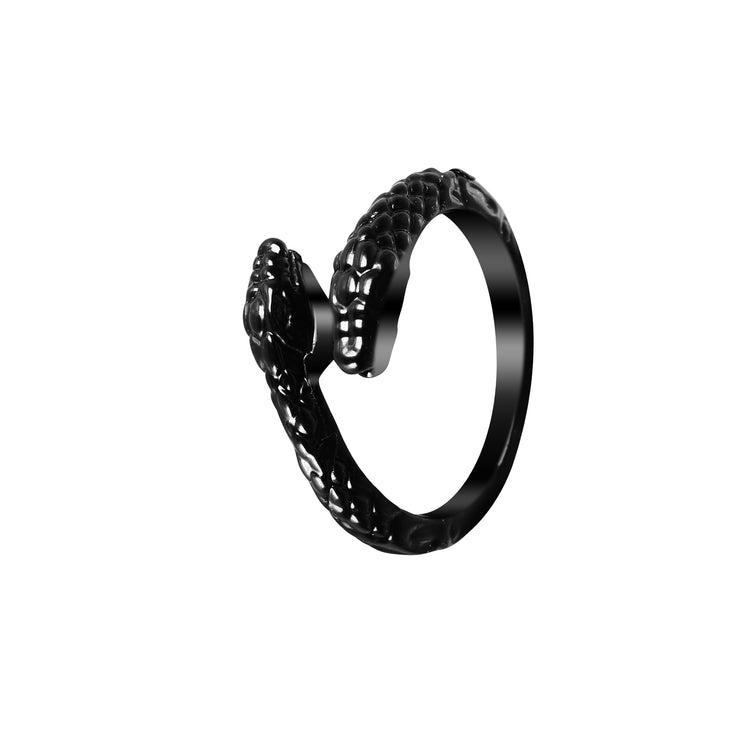 Contemporary Adjustable 2 Side Open Snake Ring For Men & Boy I (Free Size)