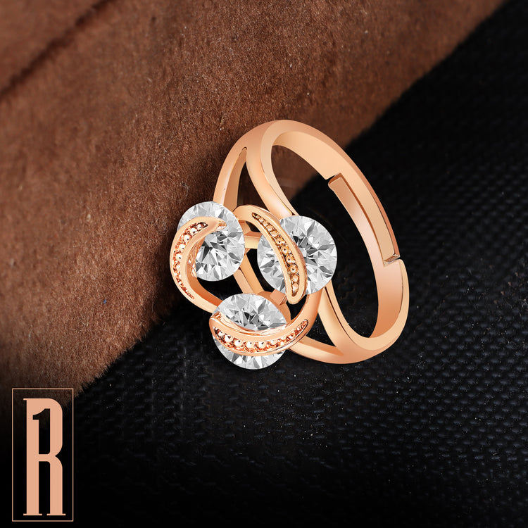 Contemporary Adjustable Finger Ring For Women & Girl (Free Size)