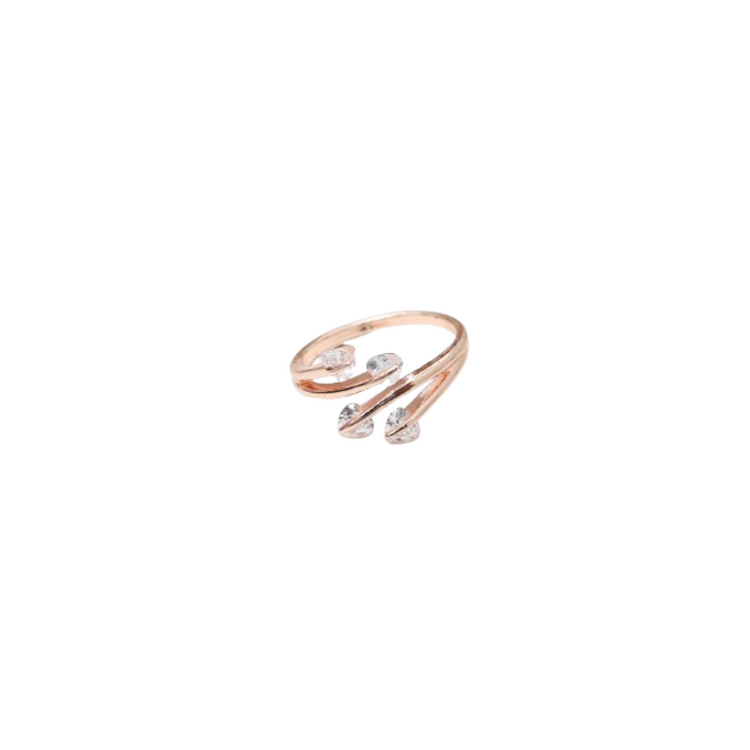 Adjustable Heart Finger Ring For Women (Free Size)