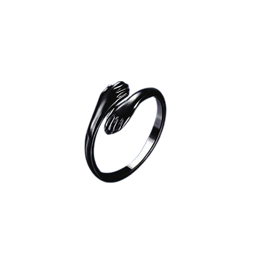 Adjustable Two Side Open Hand Finger Ring For Women's (Free Size)