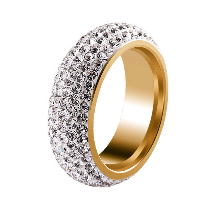 Contemporary Gold Plated Finger Ring For Women (Size : 17 to 21) Available